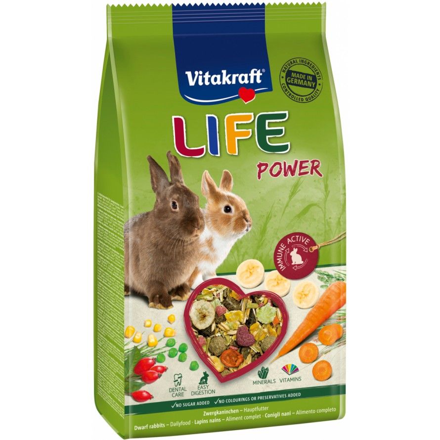 VITAKRAFT - Conejo Enano Life Power