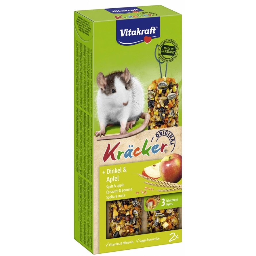 VITAKRAFT - Kräcker Dinkel- und Apfelratten