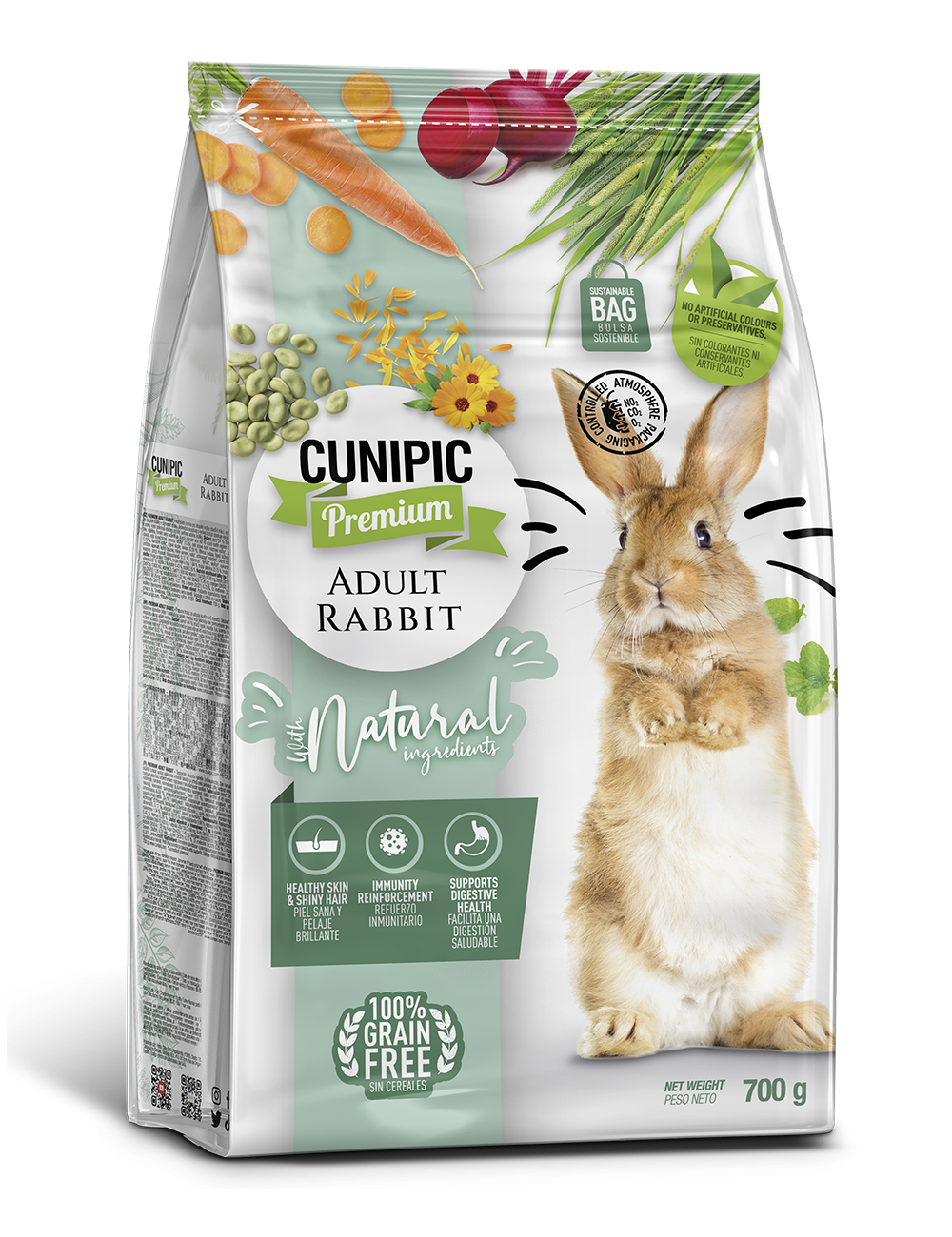 CUNIPIC - Alimento Premium para Coelhos Adultos