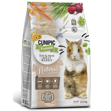 CUNIPIC - Alimento Premium para Coelhos de Brinquedo