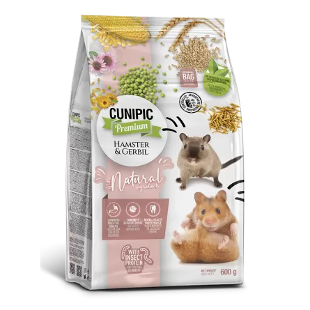 CUNIPIC - Alimento Premium para Hamsters e Gerbilos