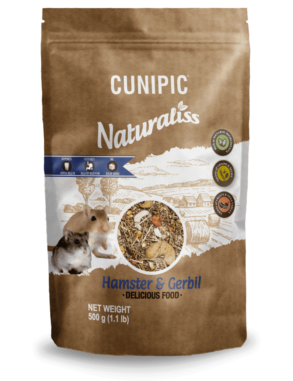 CUNIPIC - Naturaliss para Hamsters e Gerbils