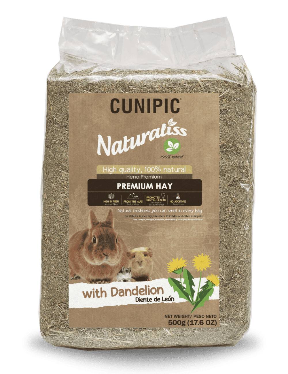 CUNIPIC - Naturaliss Foin Premium aux Pissenlits