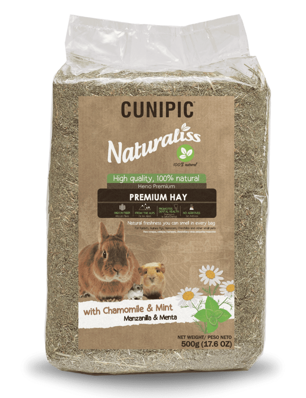 CUNIPIC – Naturaliss Premium Heu mit Kamille und Minze