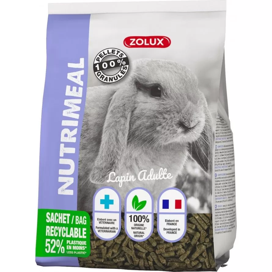 ZOLUX - Nutrimeal Lapin Nain Adulte