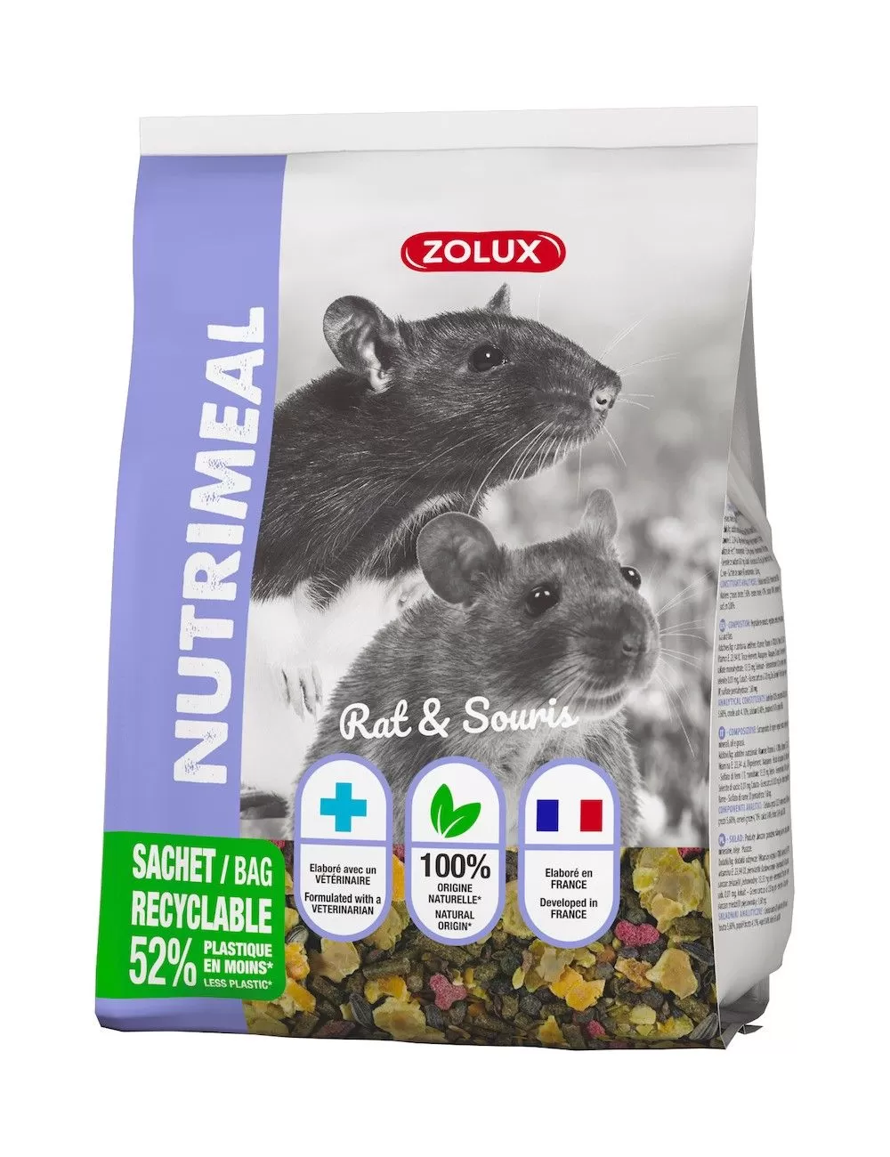 ZOLUX - Nutrimeal Muesli Rat & Mouse 800g