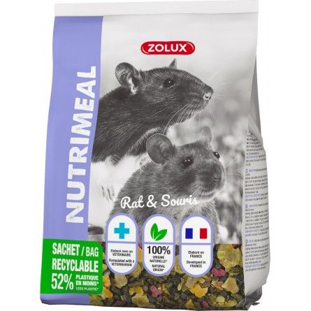 ZOLUX - Nutrimeal Muesli Rata y Ratón 800g