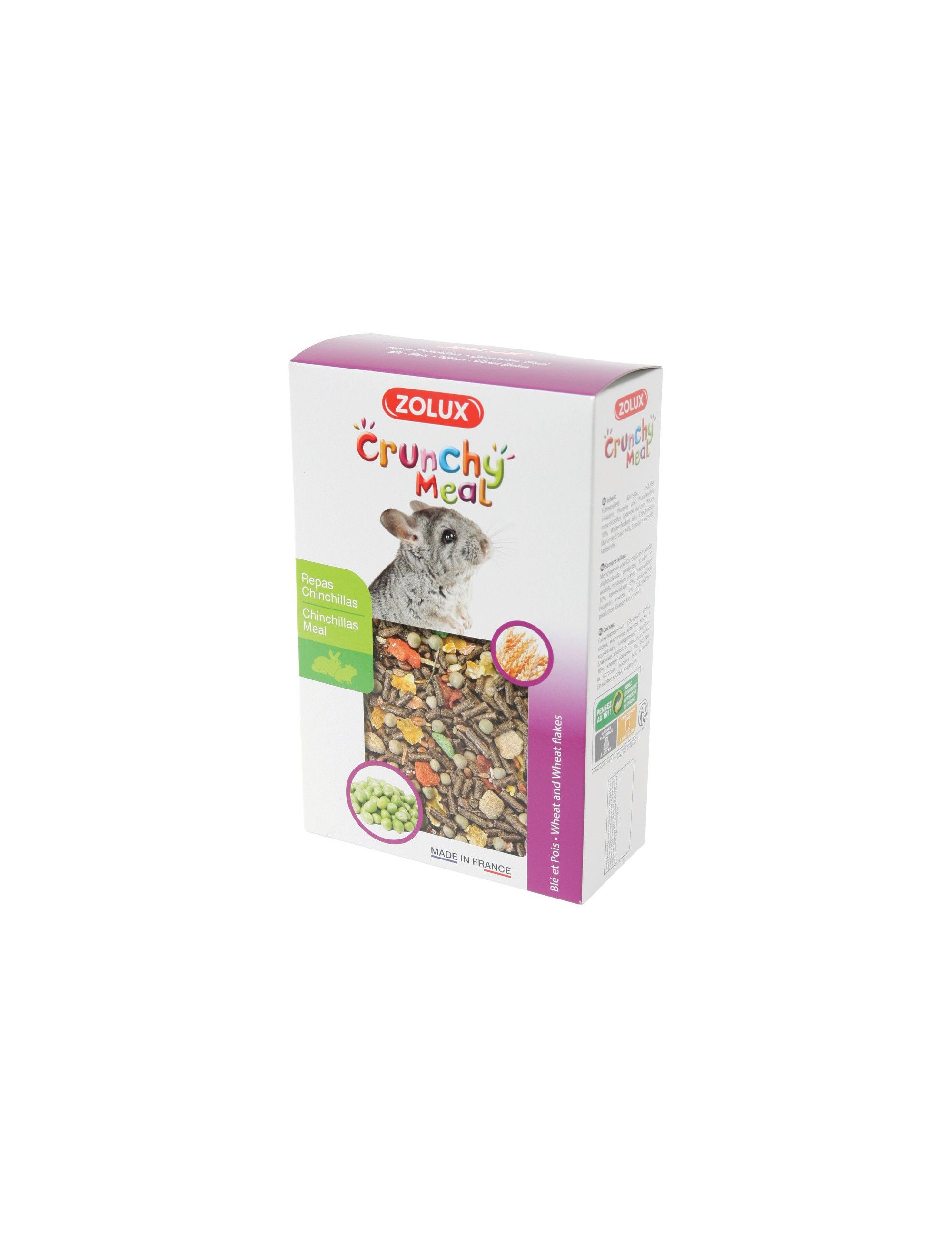 ZOLUX - Crunchy Meal Chinchilla 800g