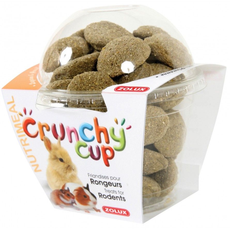 ZOLUX - Crunchy Cup Nuggets Luzerne-Persil