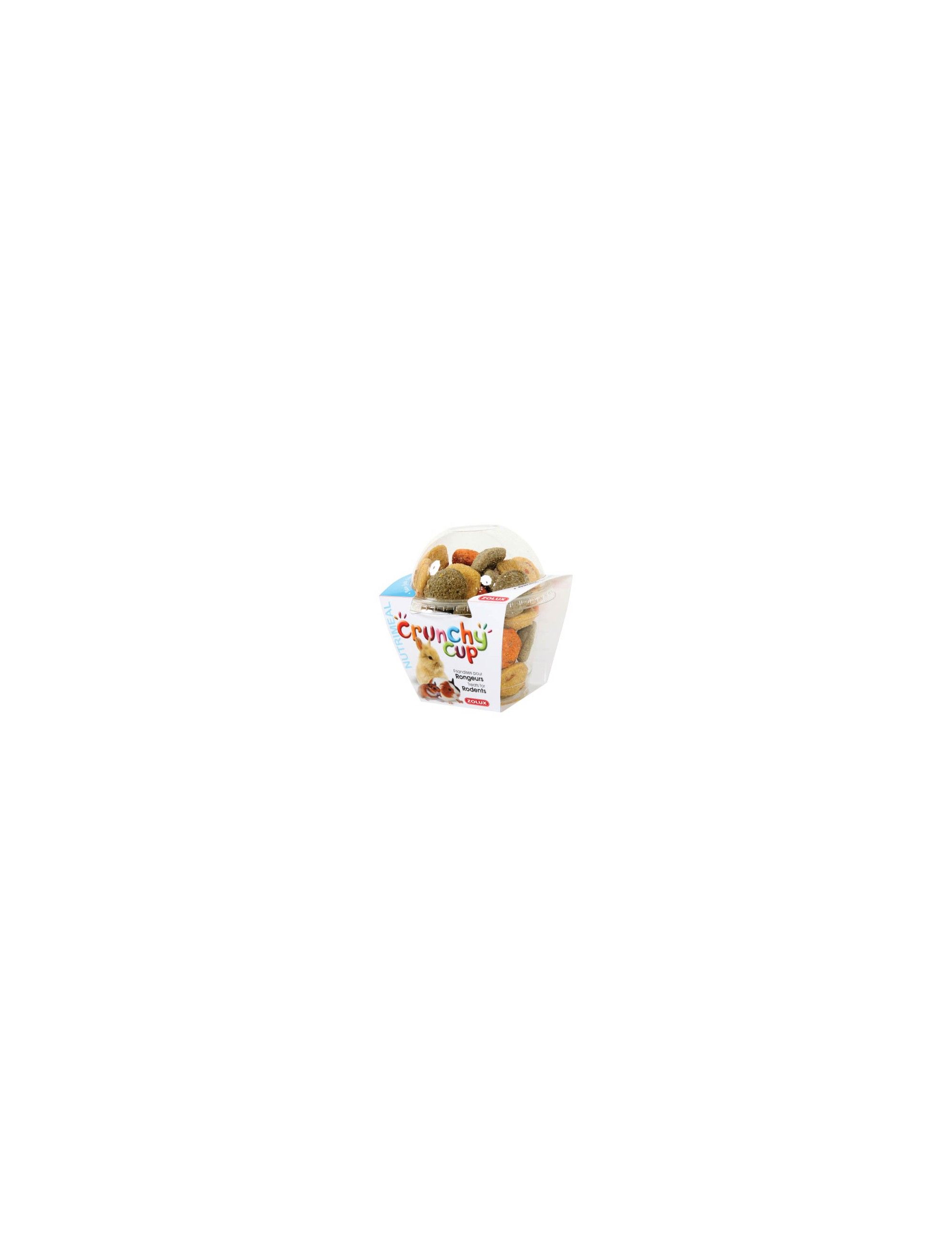 ZOLUX - Crunchy Cup Mix Natur-Karotte-Luzerne