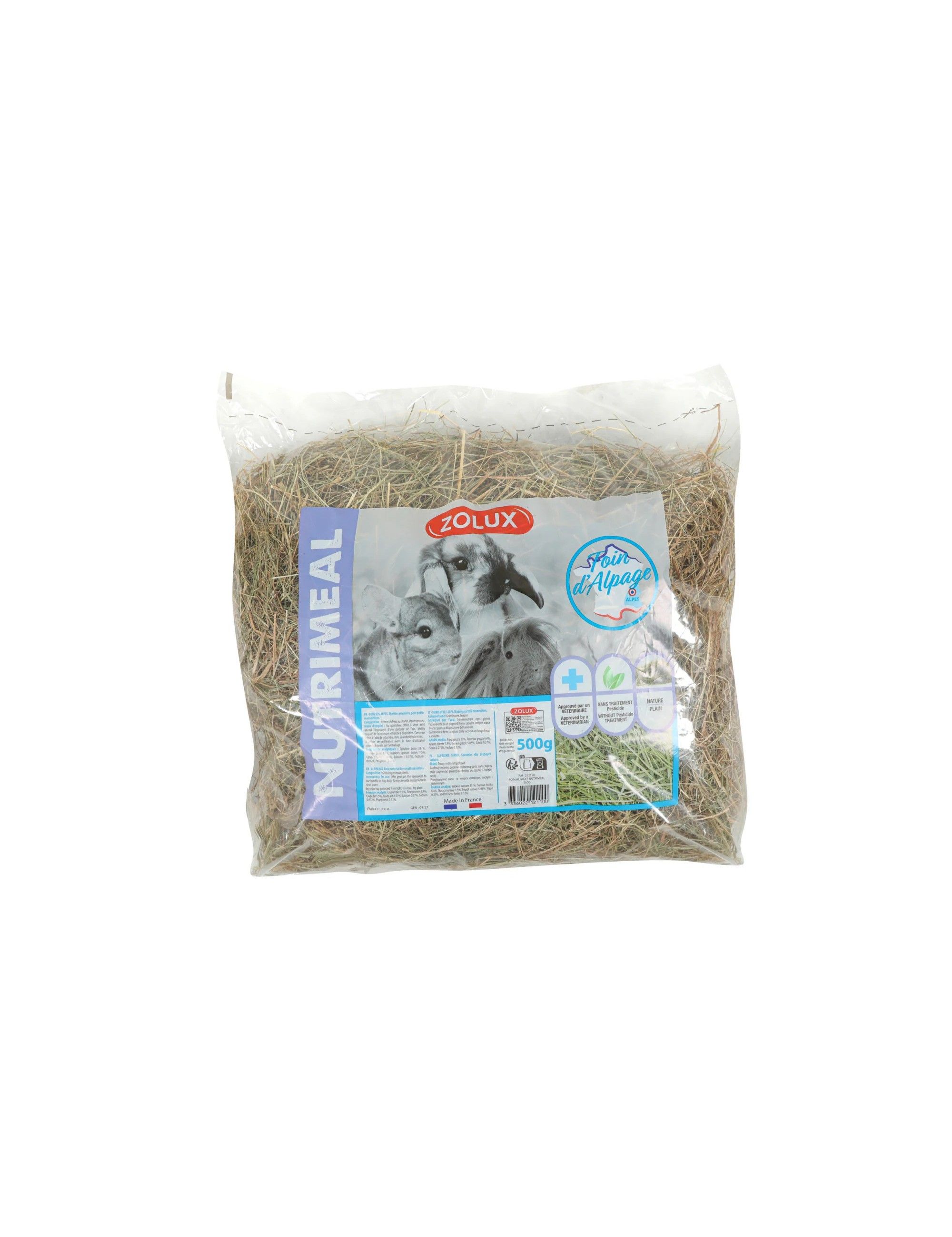 ZOLUX - Premium Alpine Hay 500g