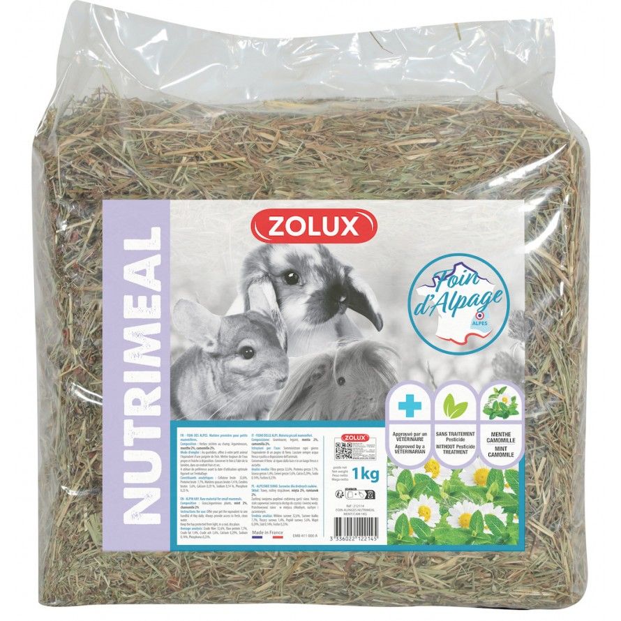 ZOLUX - Feno Alpino Premium Menta-Camomila