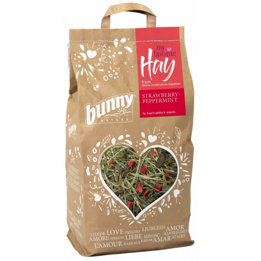 BUNNY NATURE – Mein Lieblingsheu – Erdbeeren und Minze