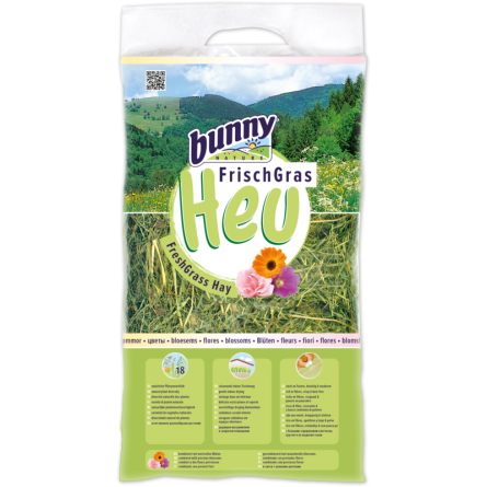 BUNNY NATURE - Feno de Grama Fresca com Flores