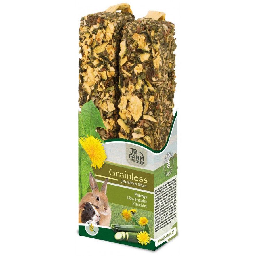 JR FARM - Zucchine-dente di leone senza cereali in stick