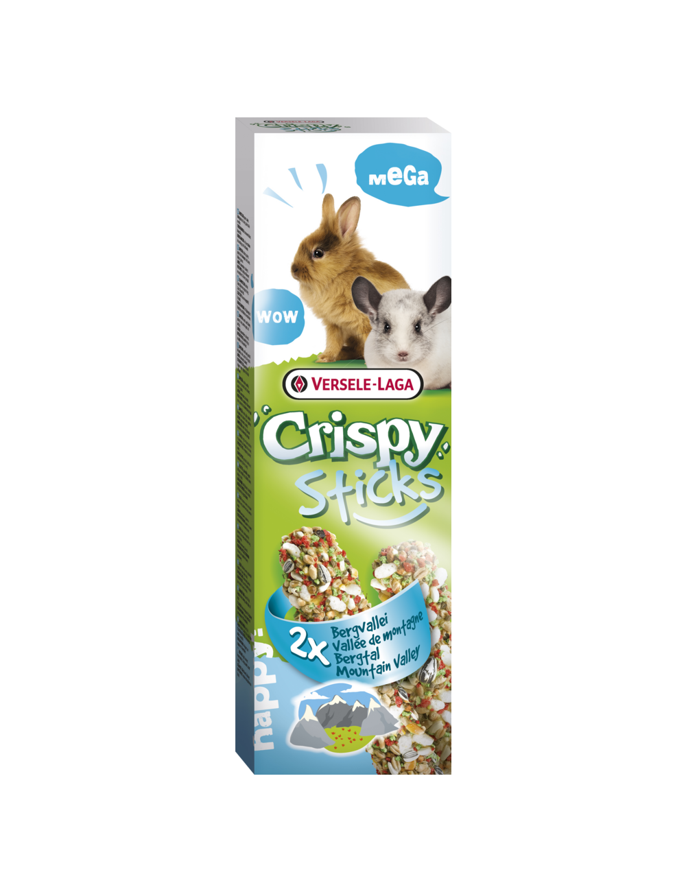 VERSELE LAGA – Knusprige Mega Sticks Kaninchen – Chinchillas, Mountain Valley