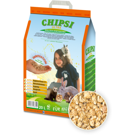 CHIPSI - Ultra - Einstreu für Kaninchen und Nagetiere