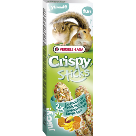 VERSELE LAGA - Crispy Mega Sticks Criceto - Scoiattolo, Frutti esotici