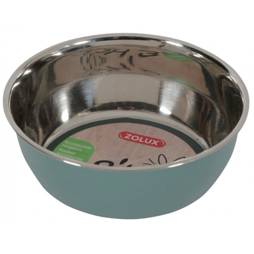 ZOLUX - Tigela Ehop em Aço Inox - Verde - 200ml