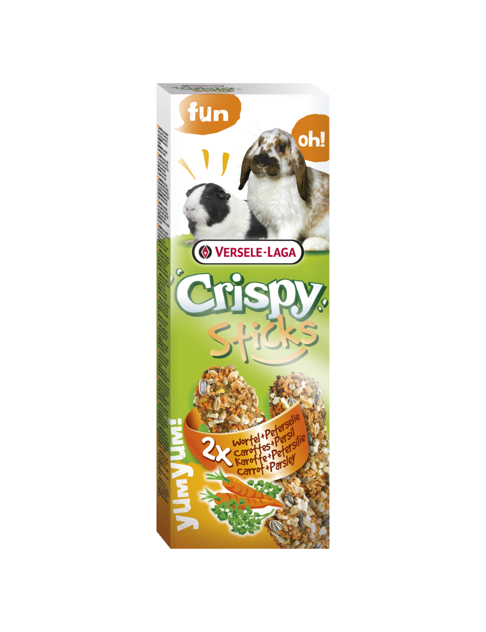 VERSELE LAGA - Crispy Mega Sticks Lapins - Cobayes , Carottes & Persil