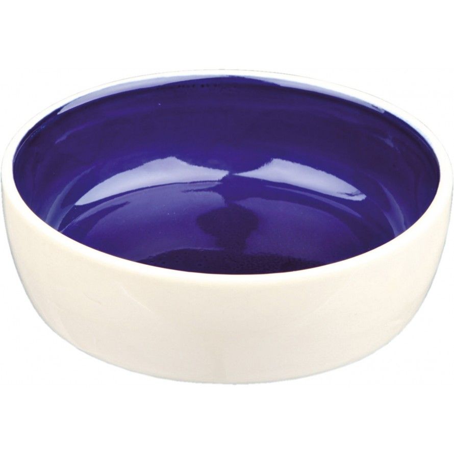 TRIXIE - Ciotola in ceramica crema/blu