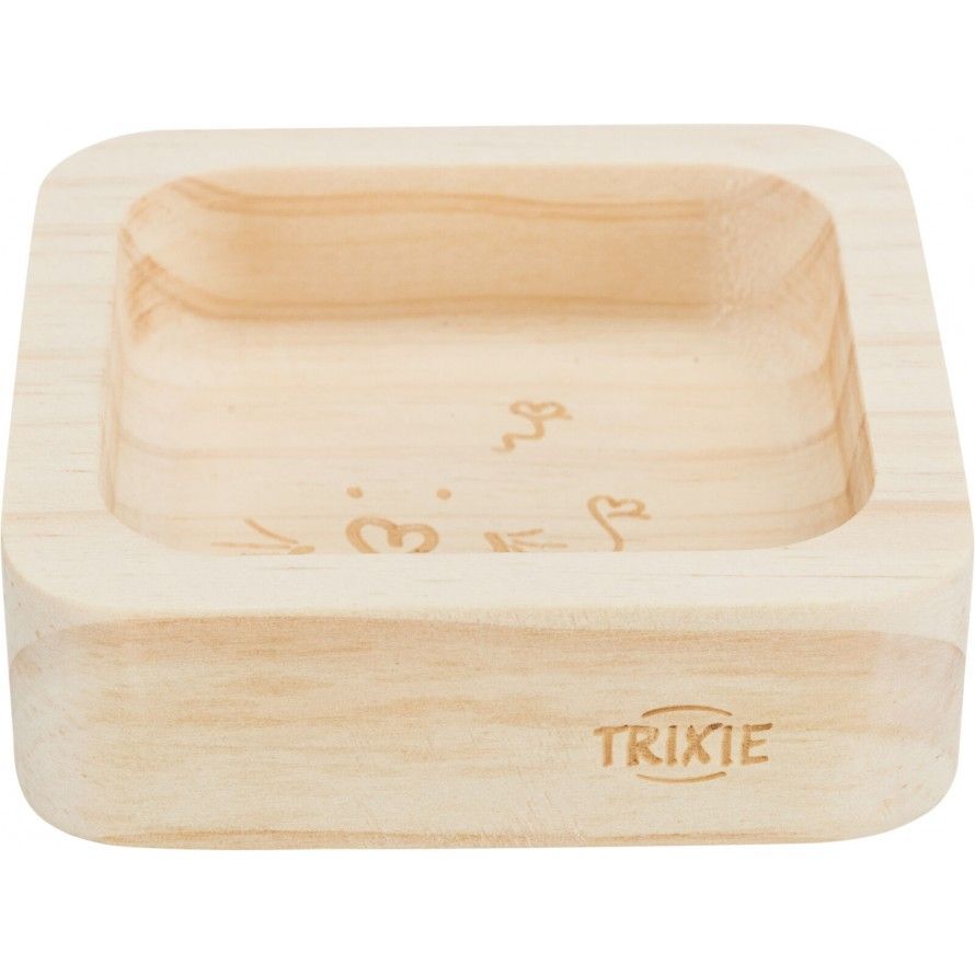 TRIXIE - Nagetiernapf aus Holz 60 ml