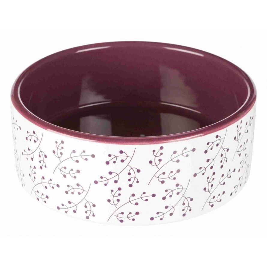 TRIXIE - Ceramic Bowl Floral Pattern 300ml