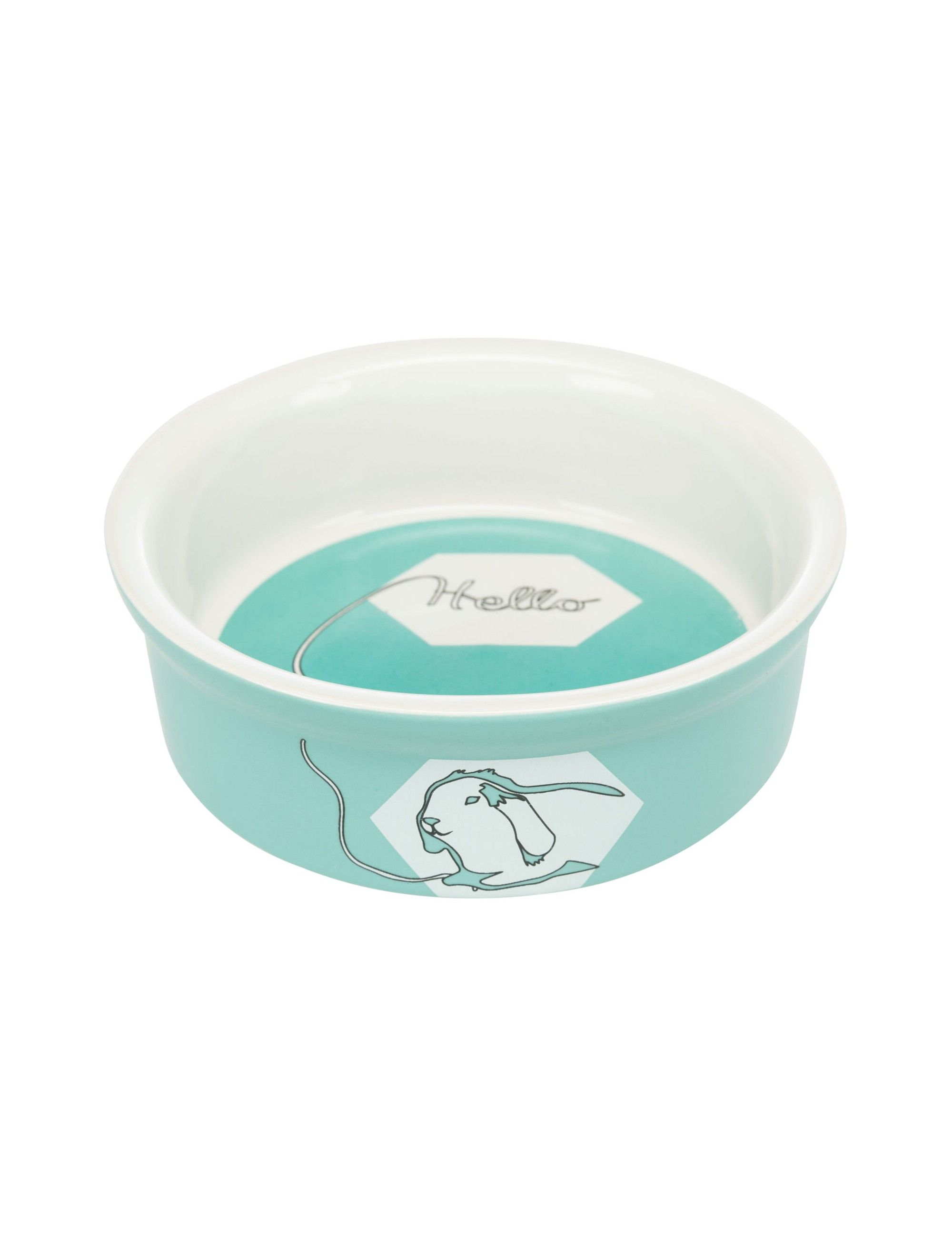 TRIXIE - Ceramic Bowl for Rabbits - blue