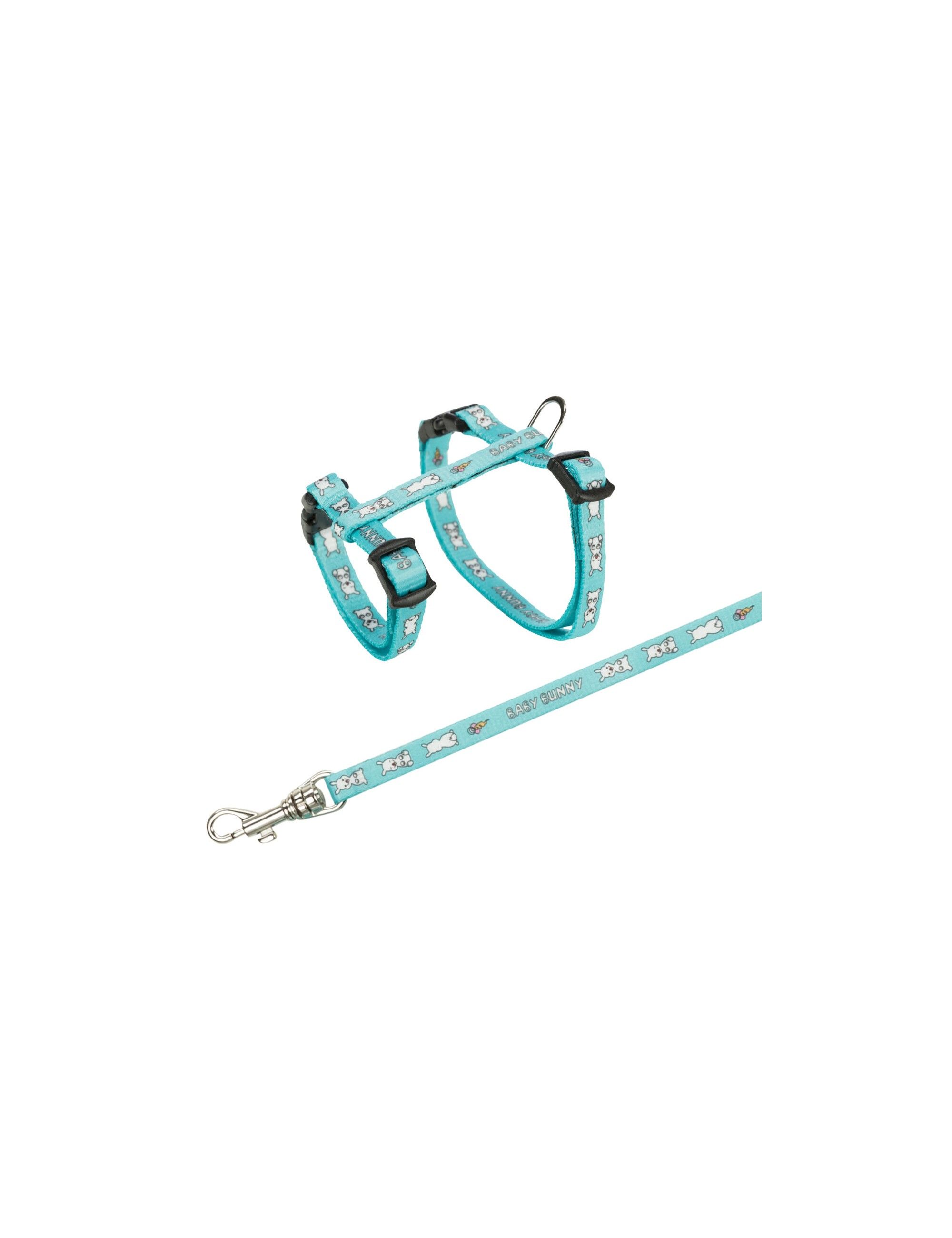 TRIXIE - “Rabbit Pattern” harness with leash for little rabbit