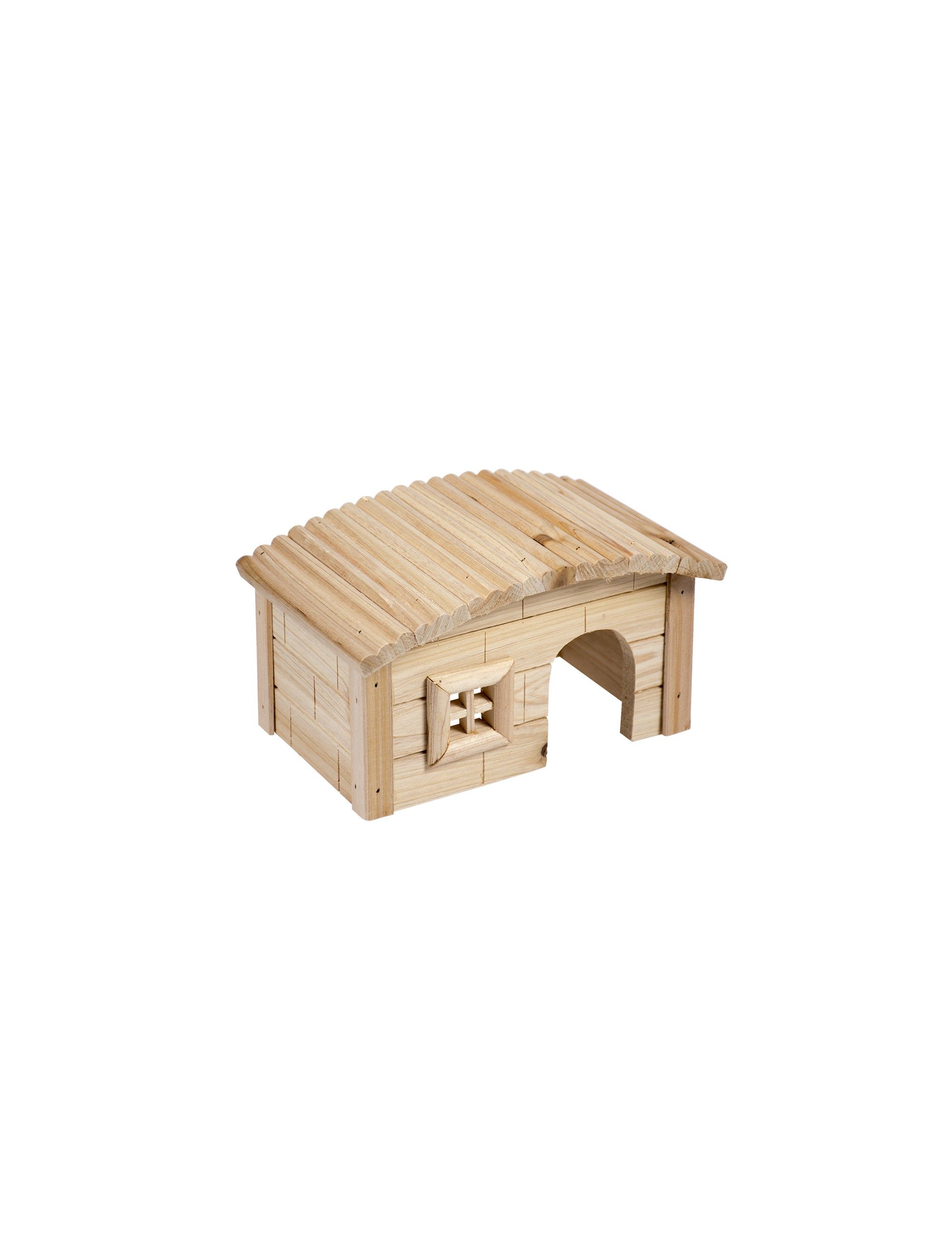 DUVO+ - Petite Maison en Bois pour Hamster et Souris