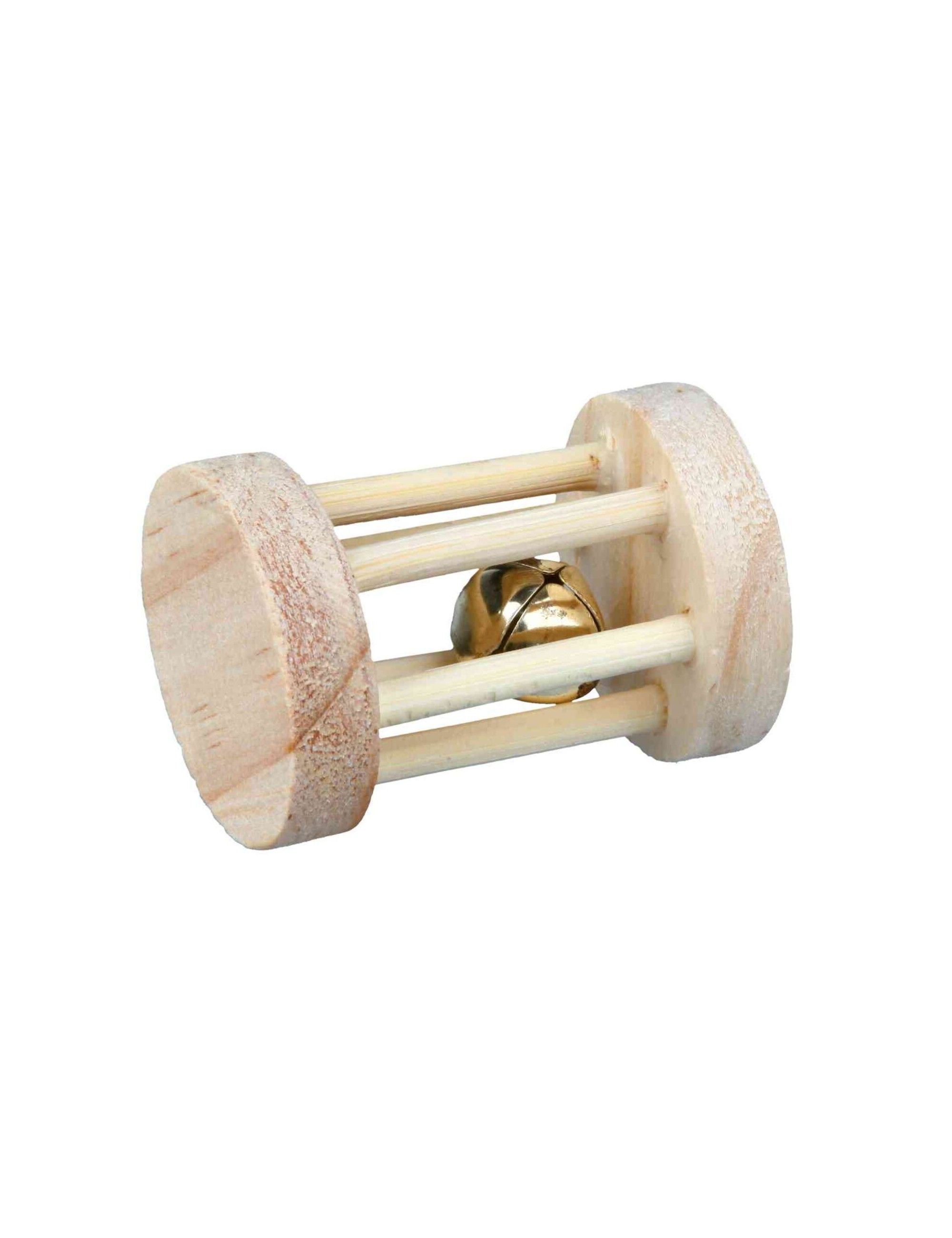 TRIXIE - Wooden roller with bell