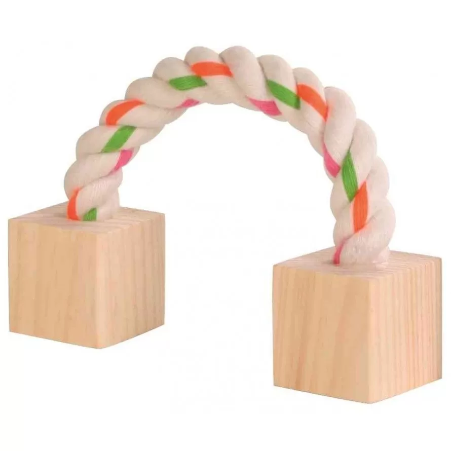 TRIXIE - Cubes with Rope for Playing and Snacking