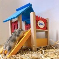 DUVO+ – Spielbereich „Schlümpfe“ für kleine Nagetiere