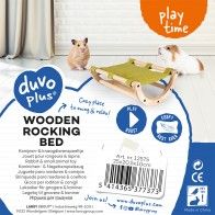 DUVO+ - Cama de balanço de madeira para pequenos roedores