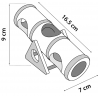 FLAMINGO - Tubo de Balanço para Hamster e Rato