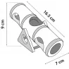 FLAMINGO - Tubo de Balanço para Hamster e Rato