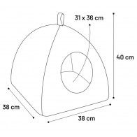 FLAMINGO - Grand Igloo Douillet pour Lapin