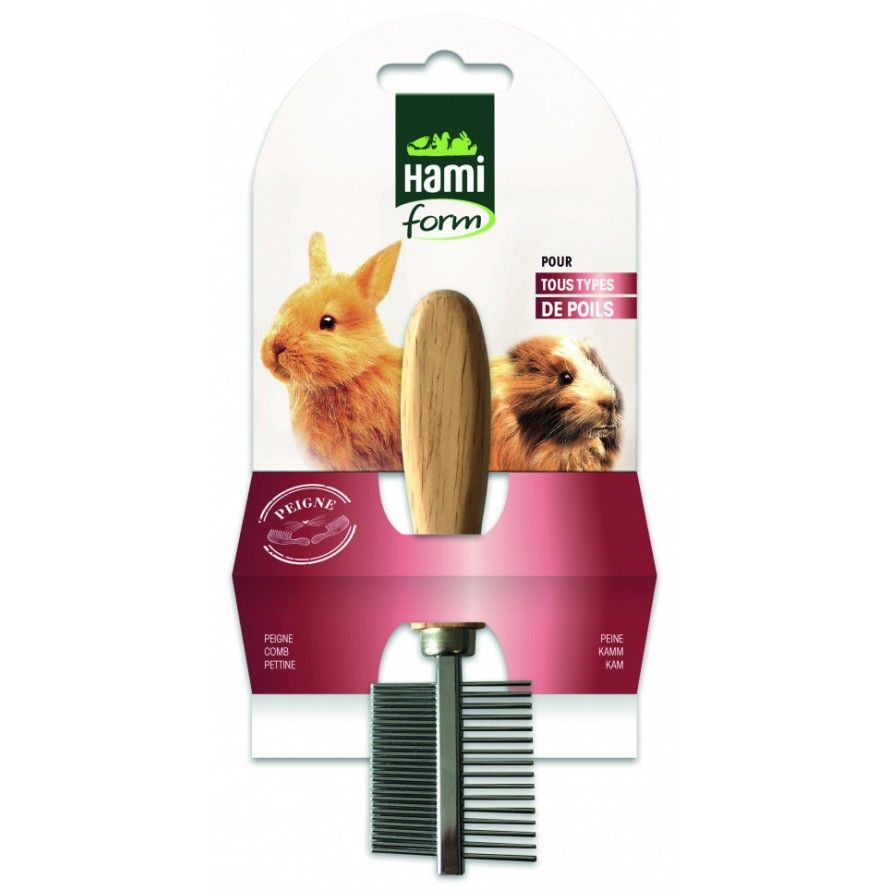 HAMIFORM – Doppelkamm für Kaninchen und Nagetiere