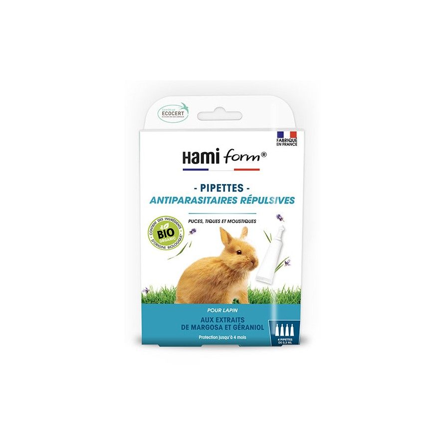 HAMIFORM - Pipettes Antiparasitaires pour Lapin