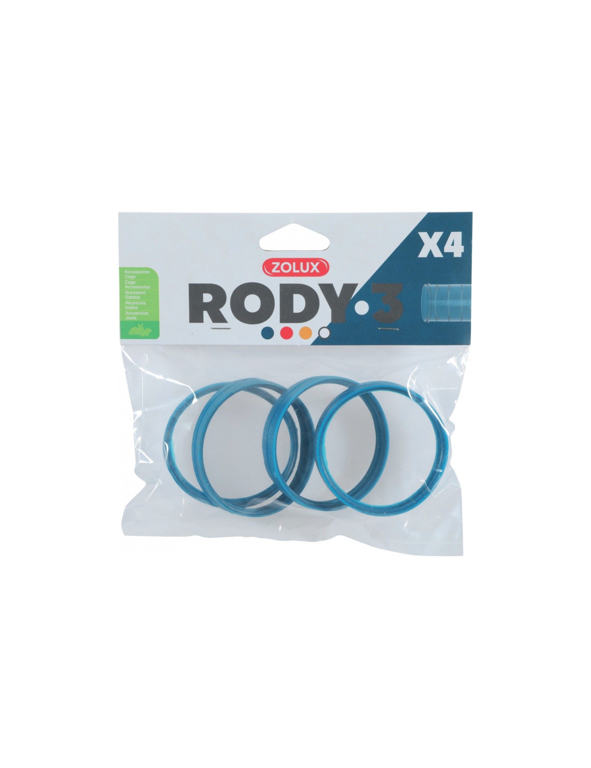 ZOLUX - Pack de 4 anillos de conexión de extensión Rody