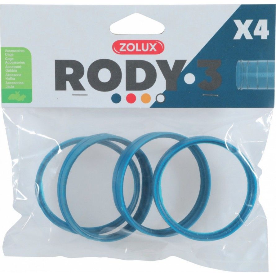 ZOLUX - Pack de 4 anillos de conexión de extensión Rody