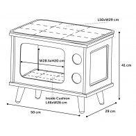 FLAMINGO - Grande casetta “TV”.