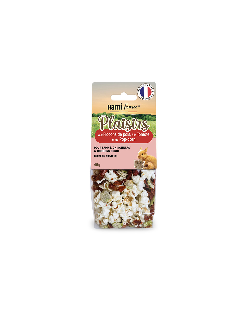 HAMIFORM - Plaisirs aux Flocons de Pois, à la Tomate et au Pop-corn