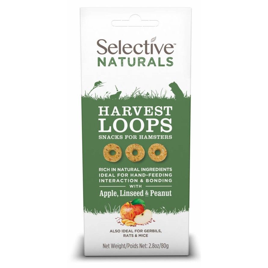 NATURAIS SELETIVOS - Harvest Loops - maçã, amendoim e linhaça