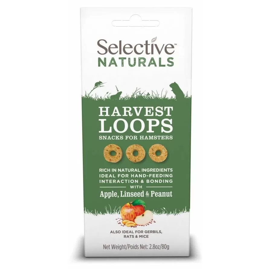 NATURALES SELECTIVOS - Harvest Loops - manzana, maní y linaza