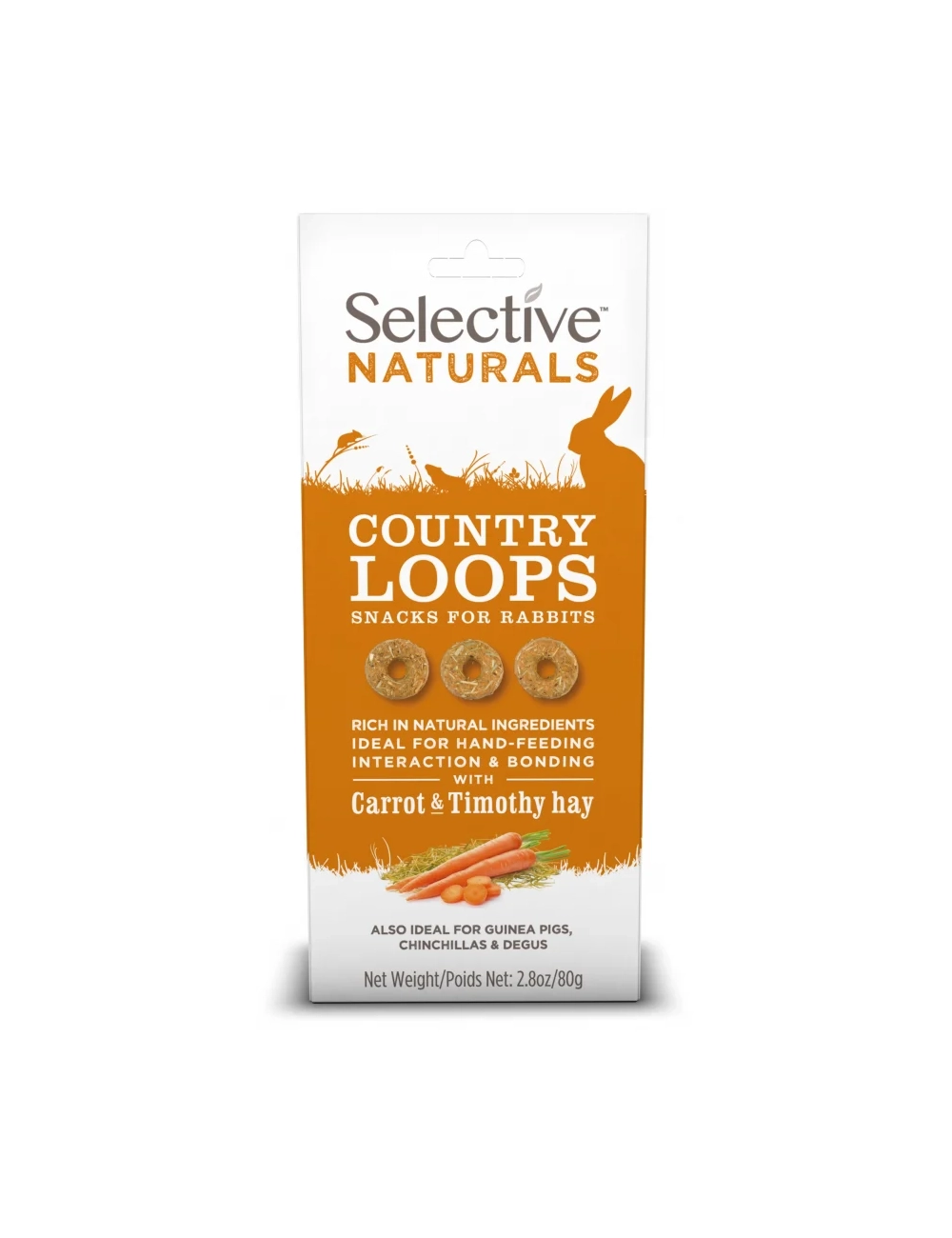 NATURAIS SELETIVOS - Country Loops - feno e cenouras de Timothy