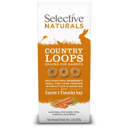 NATURAIS SELETIVOS - Country Loops - feno e cenouras de Timothy