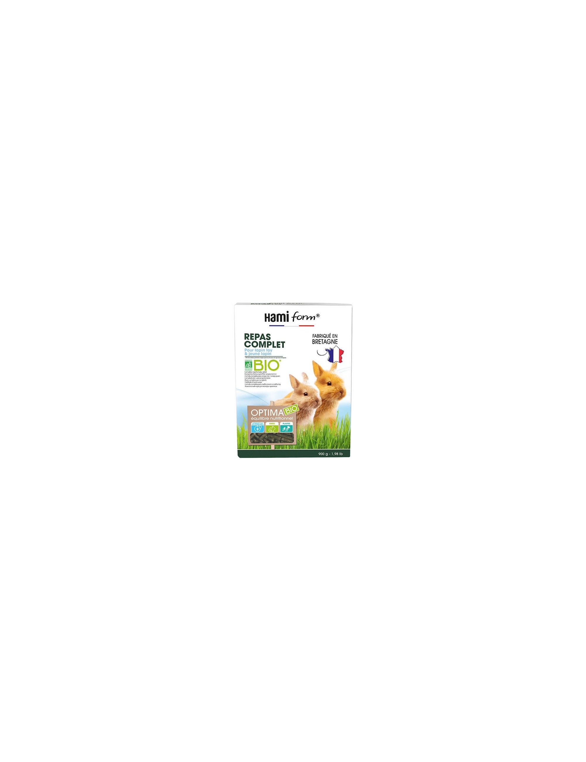 HAMIFORM - Optima BIO Lapin Toy & Jeune Lapin 900g