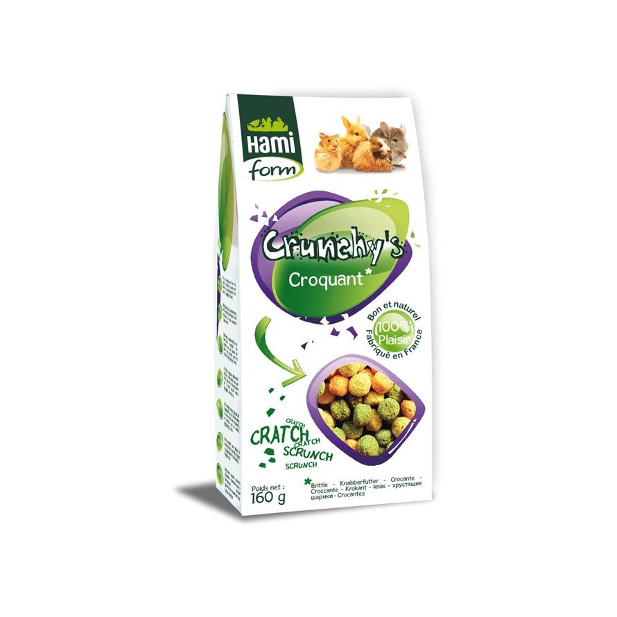 HAMIFORM - Crunchy's - Crocante de Milho para Roedores