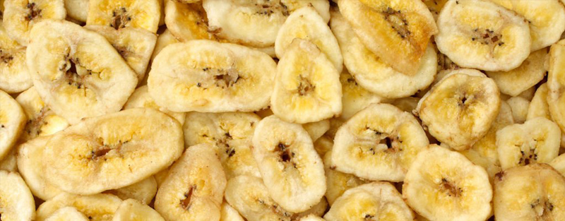 chips de banana para roedores